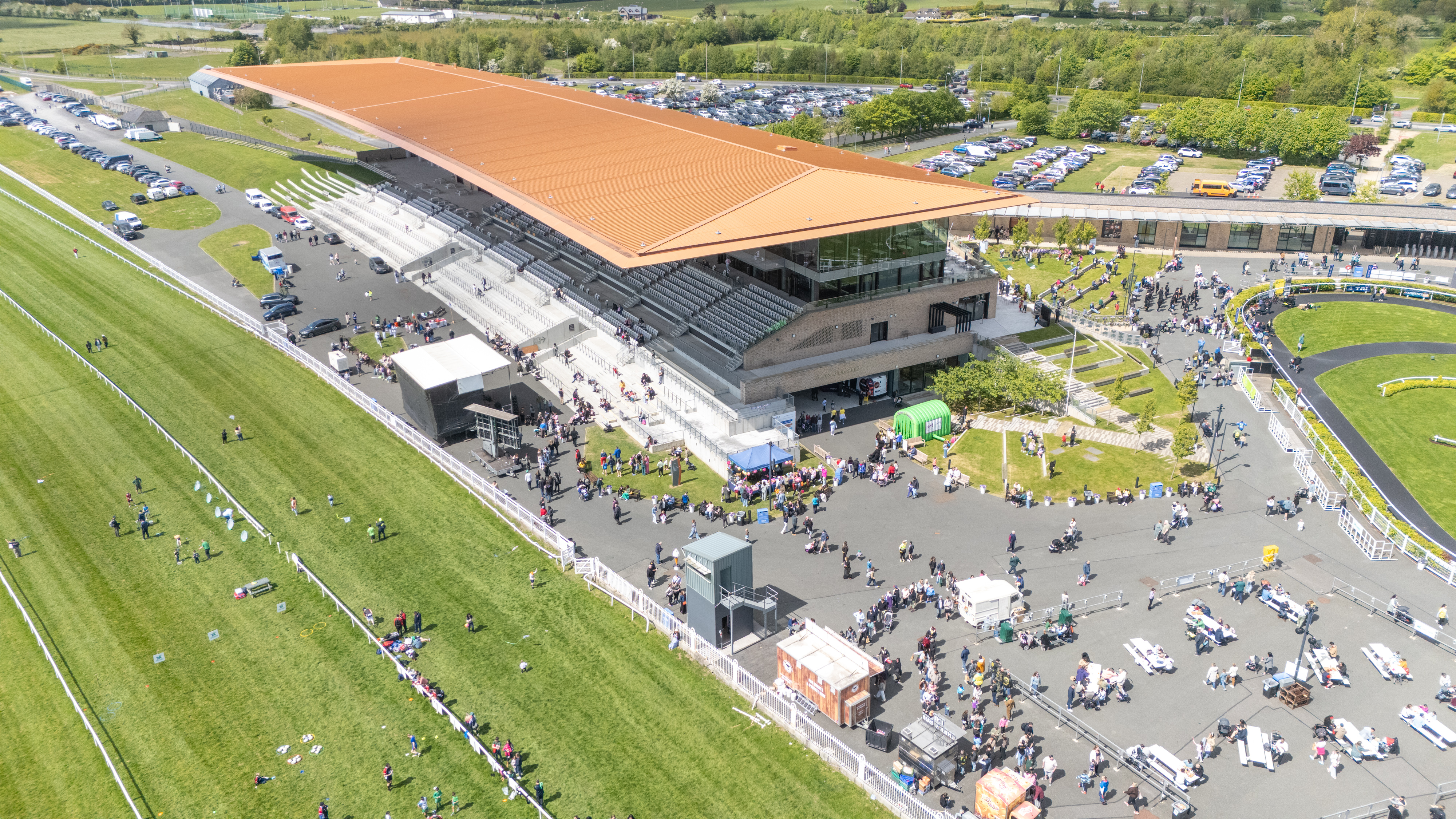 Birds eye view of Inclusivity Festival. 
